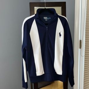 Polo by Ralph Lauren Navy & White Track Jacket Size M